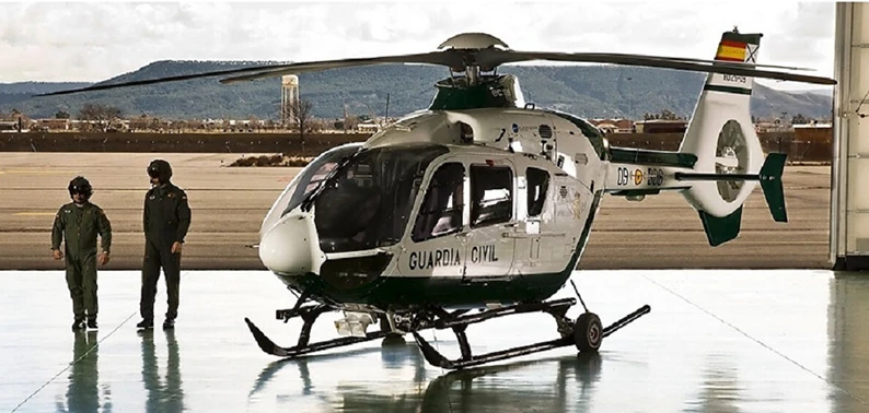 Helicptero H135 con motor PW200. Foto: ITP Aero